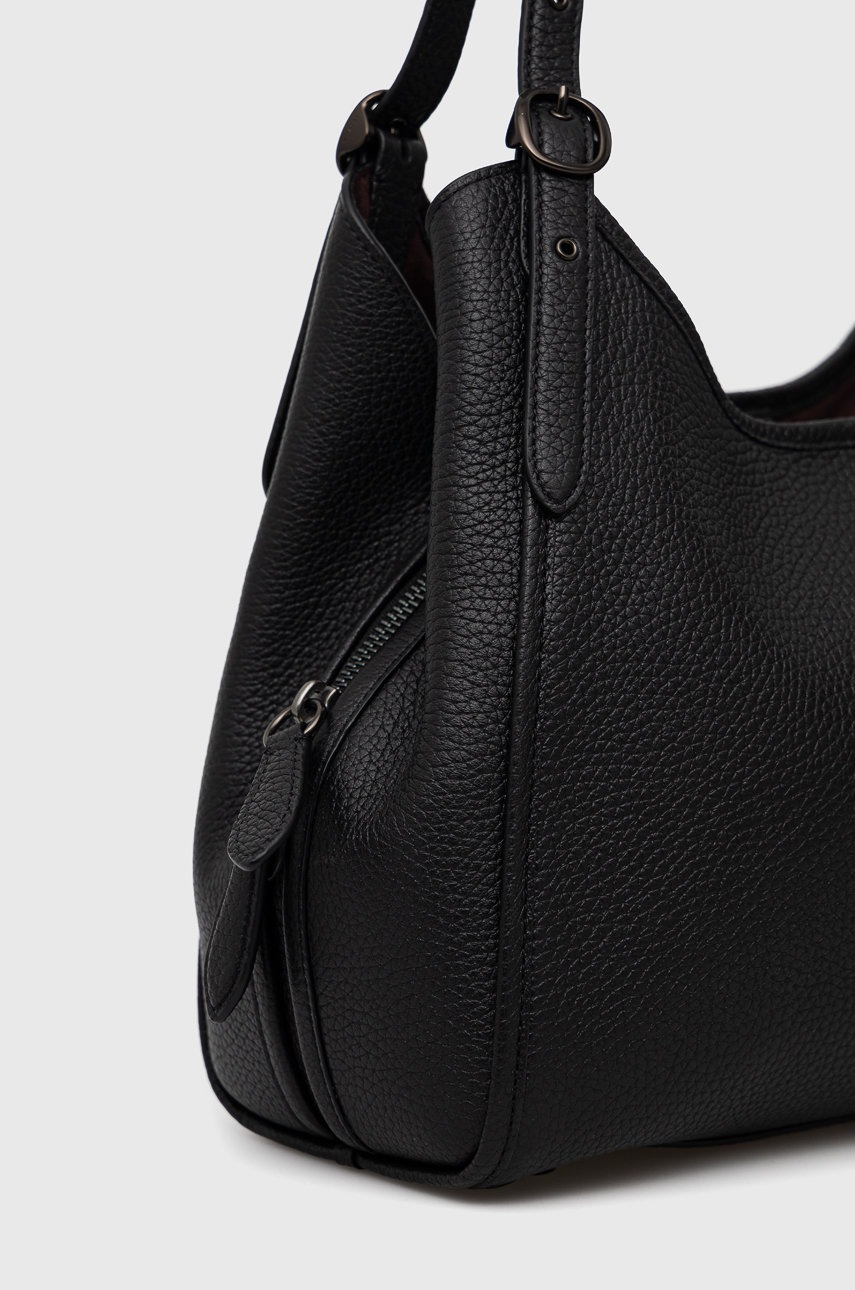 

Кожаная сумочка Coach цвет чёрный