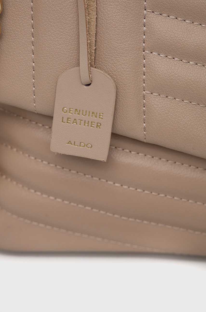 

Кожаная сумочка Aldo Anisia цвет бежевый