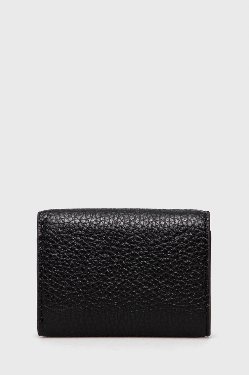 

Кожаный кошелек Furla Babylon женский цвет чёрный