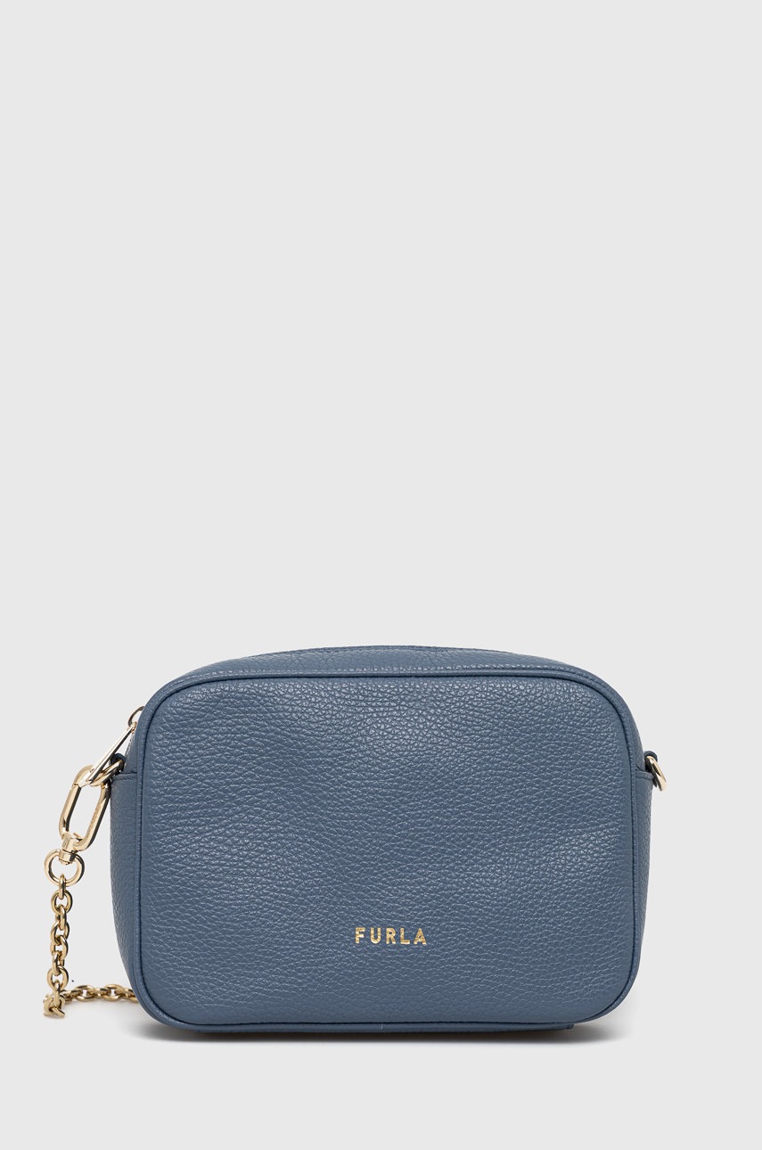 

Furla - Кожена чанта Real, Син