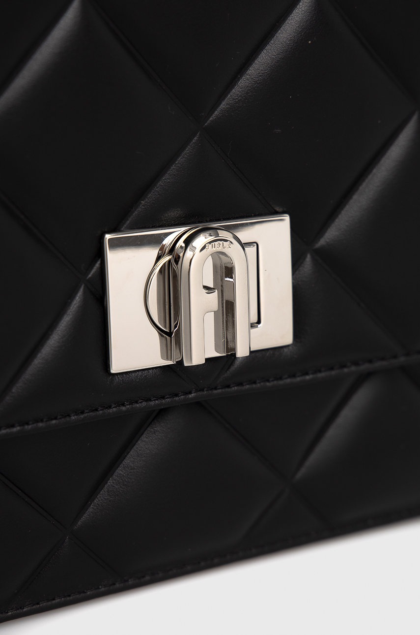

Шкіряна сумочка Furla колір чорний