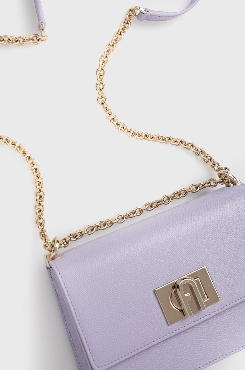 

Кожаная сумочка Furla 1927 цвет розовый
