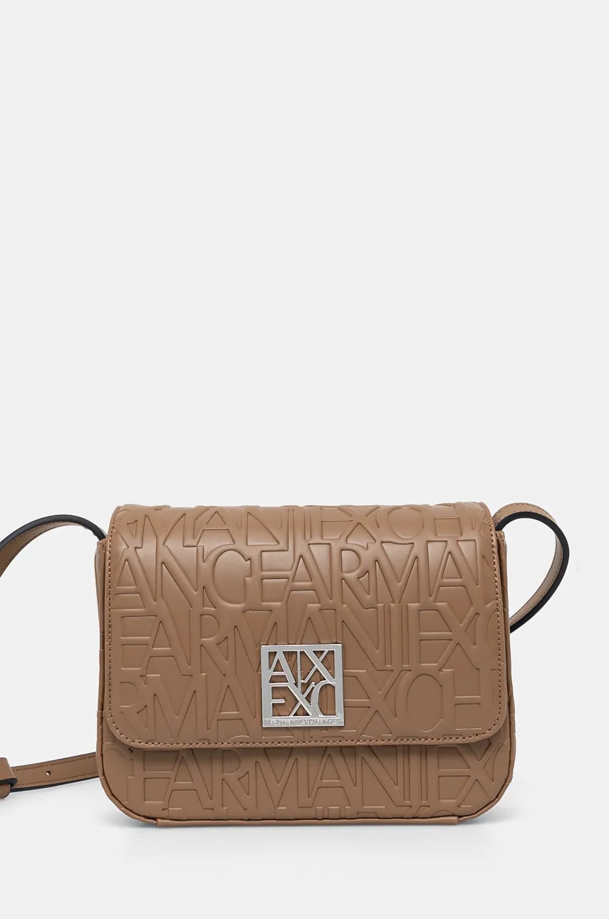 Armani Exchange geantă culoarea maro, 942648 CC793