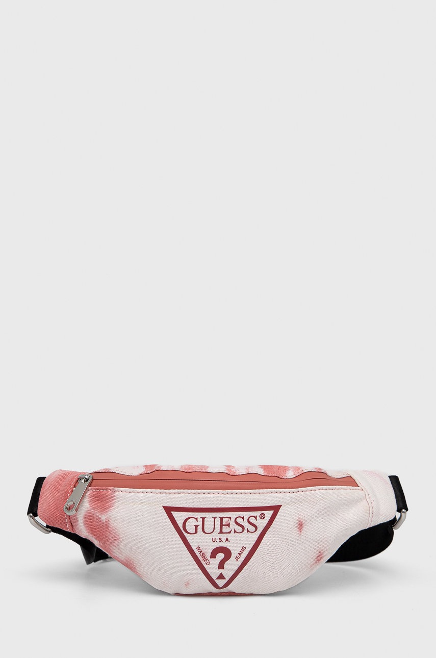 

Чанта за кръст Guess в розово, Розов