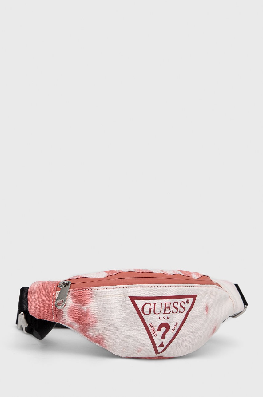 

Сумка на пояс Guess колір рожевий