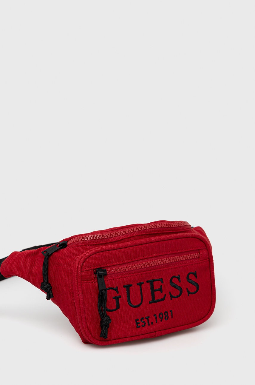 

Сумка на пояс Guess цвет красный