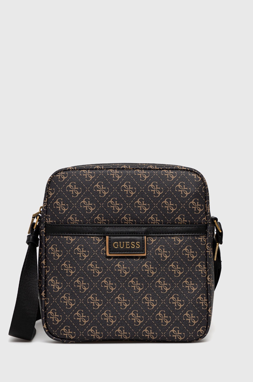 

Guess - Чанта през рамо, Кафяв