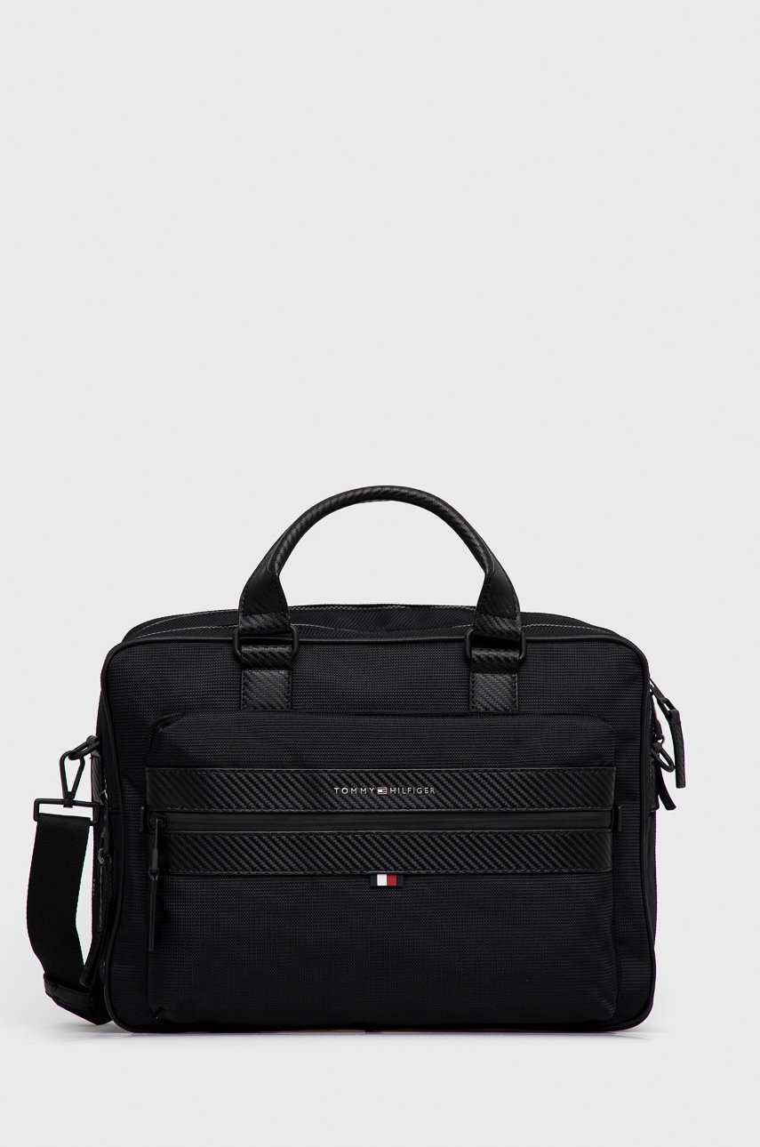 

Чанта Tommy Hilfiger в черно, Черен