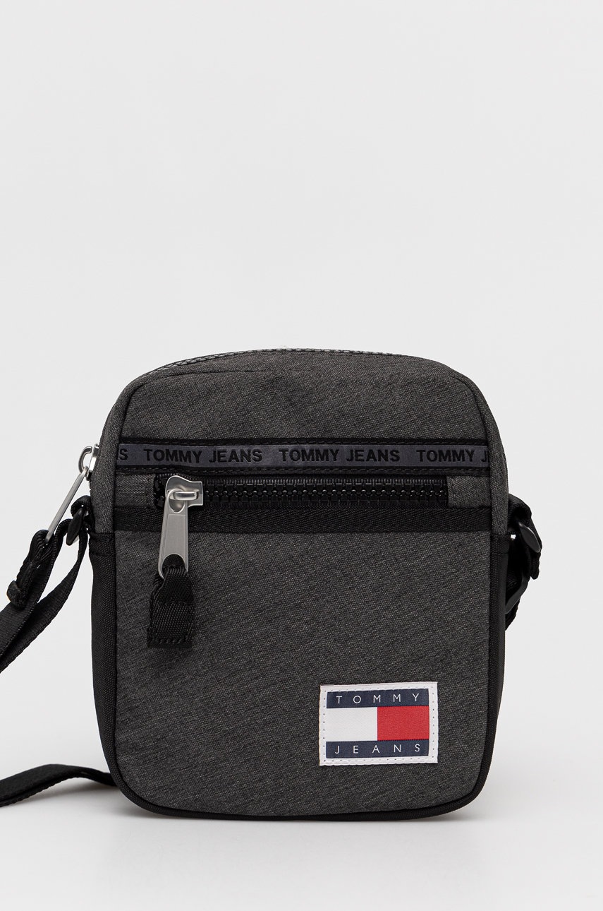 

Чанта през рамо Tommy Jeans в сиво, Сив