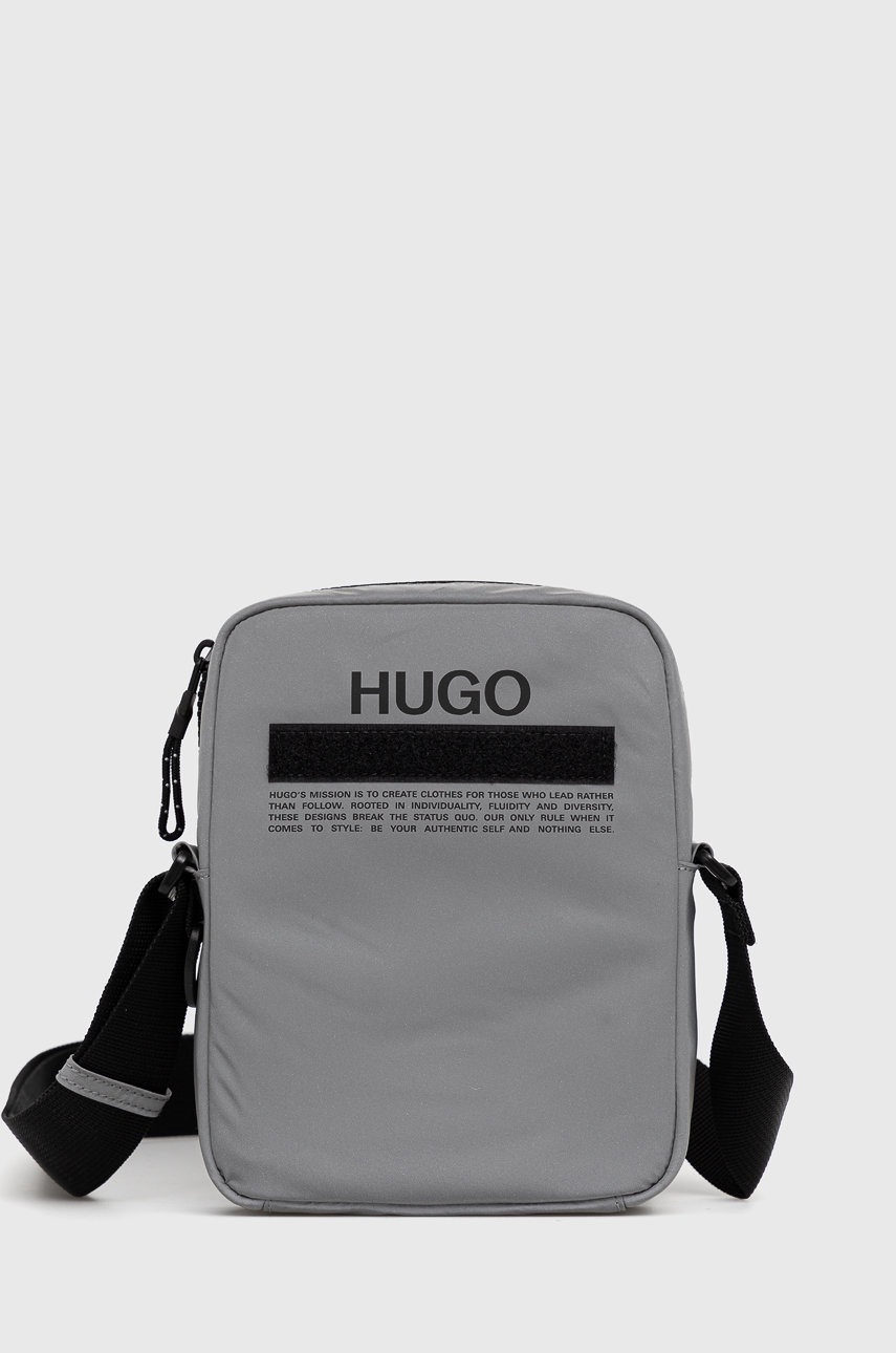 

Чанта през рамо Hugo в сребристо, Сребърен