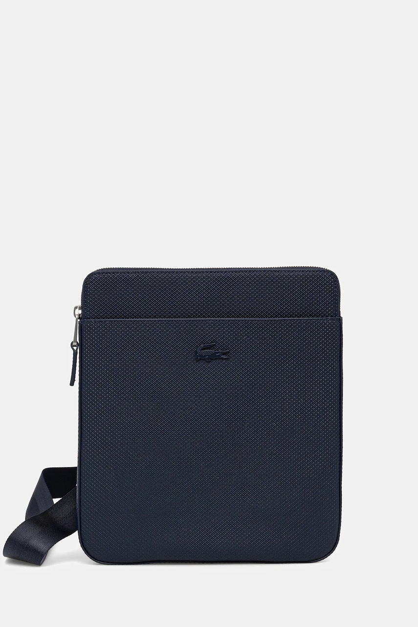 Lacoste borsetă de piele culoarea negru, NH2815CE