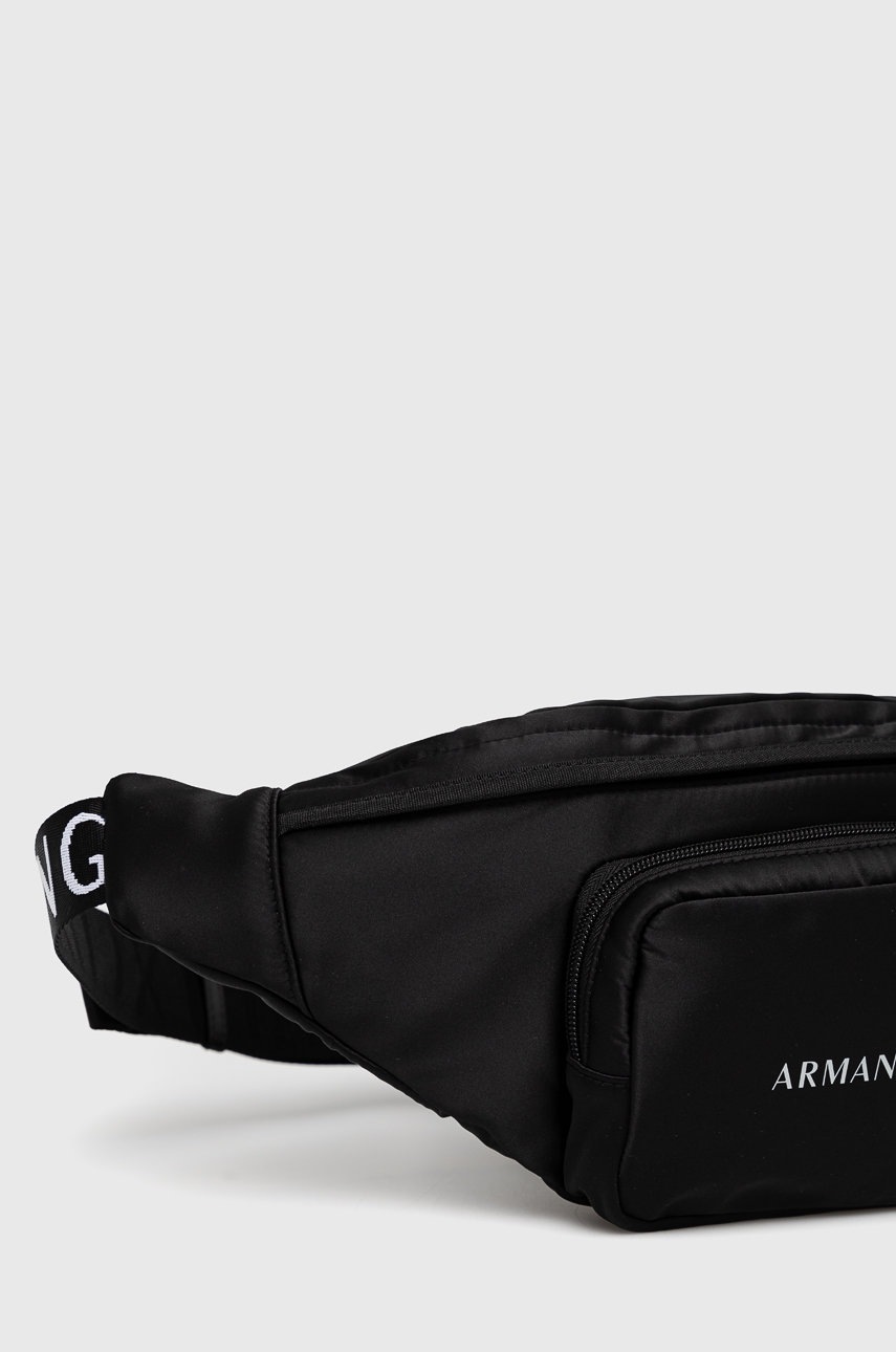 

Сумка на пояс Armani Exchange колір чорний