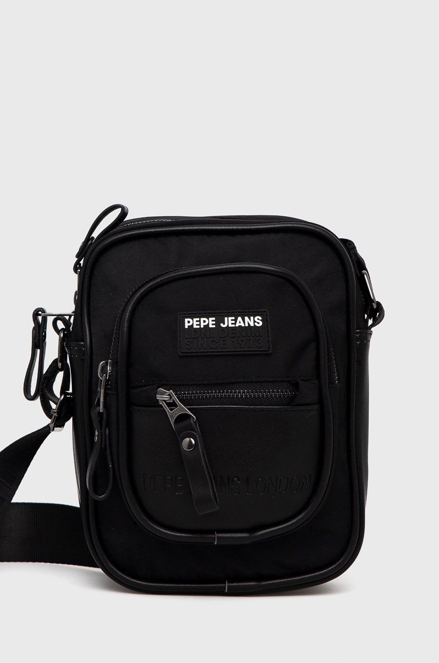 Pepe Jeans Borsetă culoarea negru 2022 ❤️ Pret Super answear imagine noua 2022