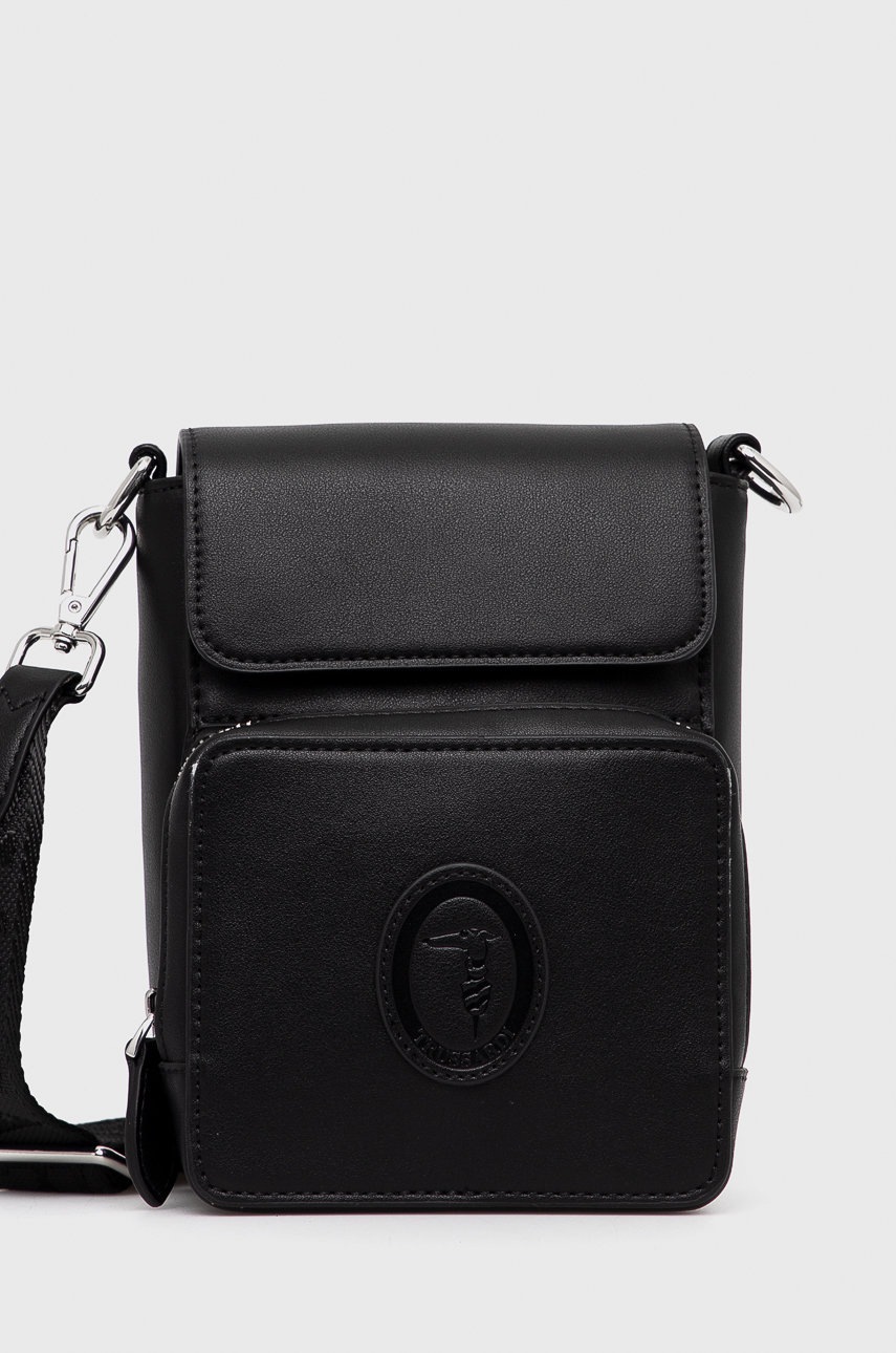 

Чанта през рамо Trussardi в черно, Черен