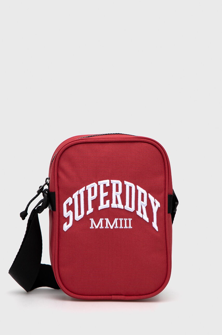 

Чанта през рамо Superdry в червено, Червен