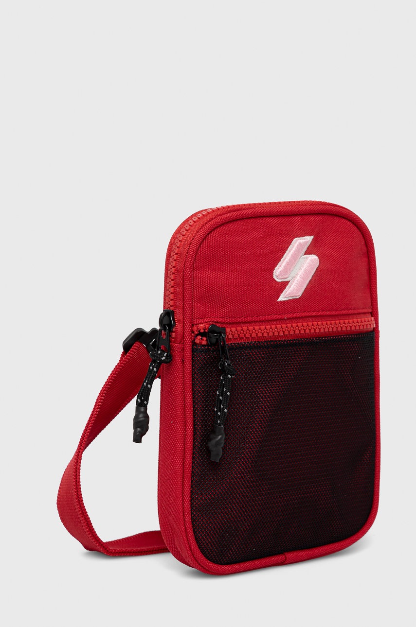 

Сумка Superdry цвет красный