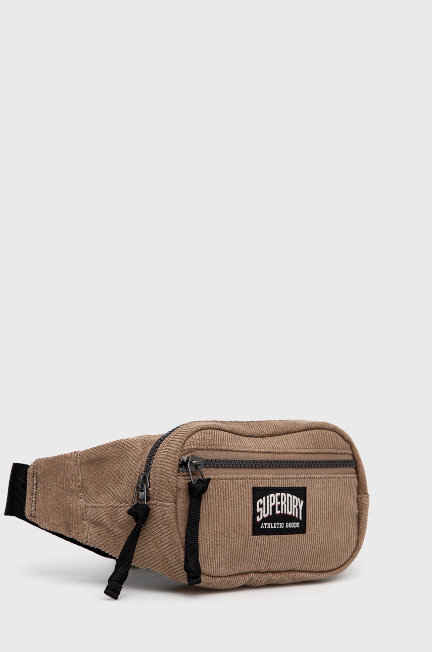 

Сумка на пояс Superdry цвет бежевый