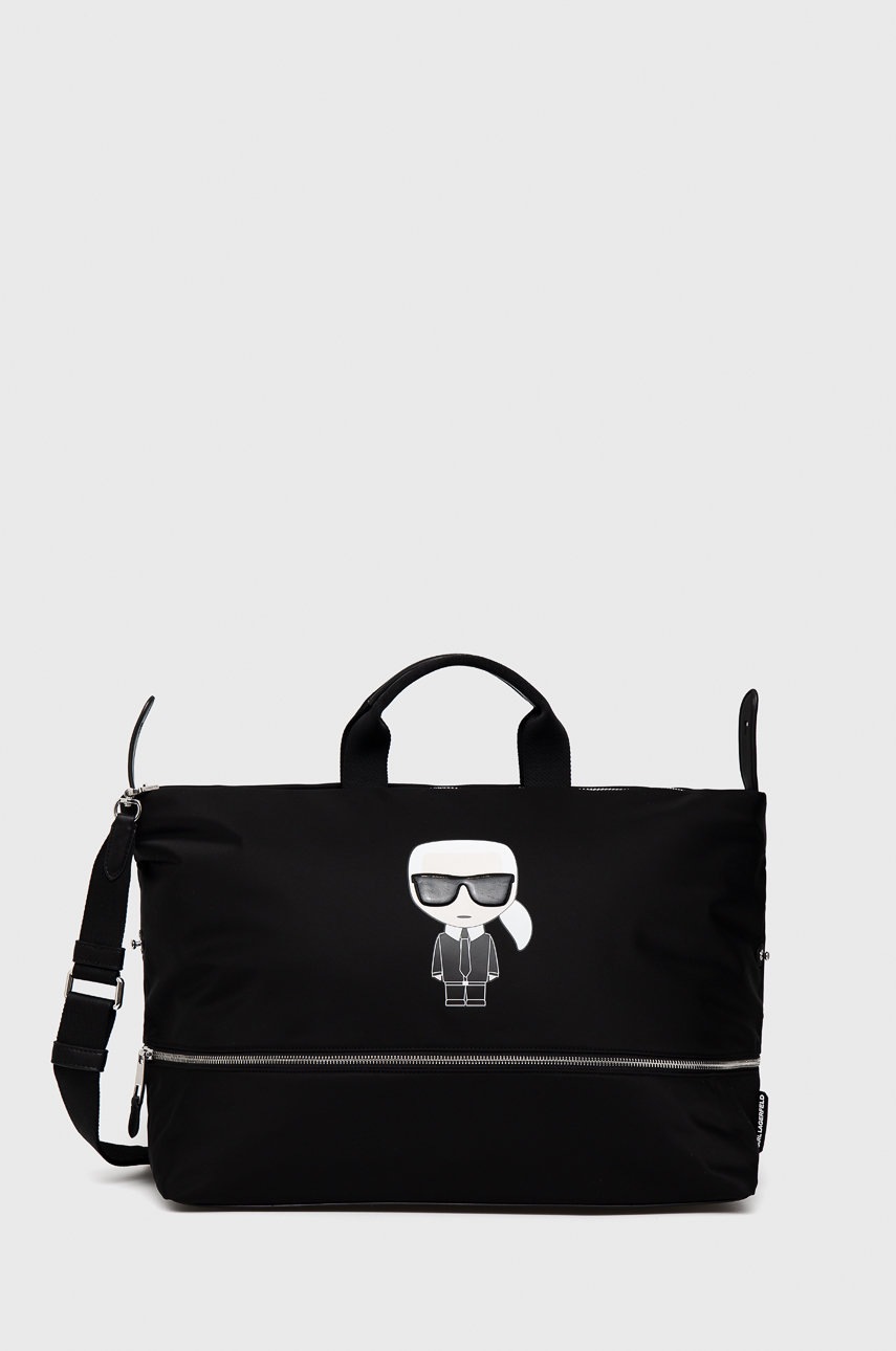 Karl Lagerfeld Geantă culoarea negru Karl Lagerfeld Geantă culoarea negru answear.ro