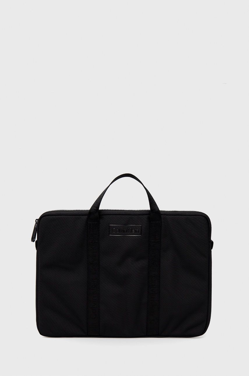 Calvin Klein Pokrowiec na laptopa kolor czarny