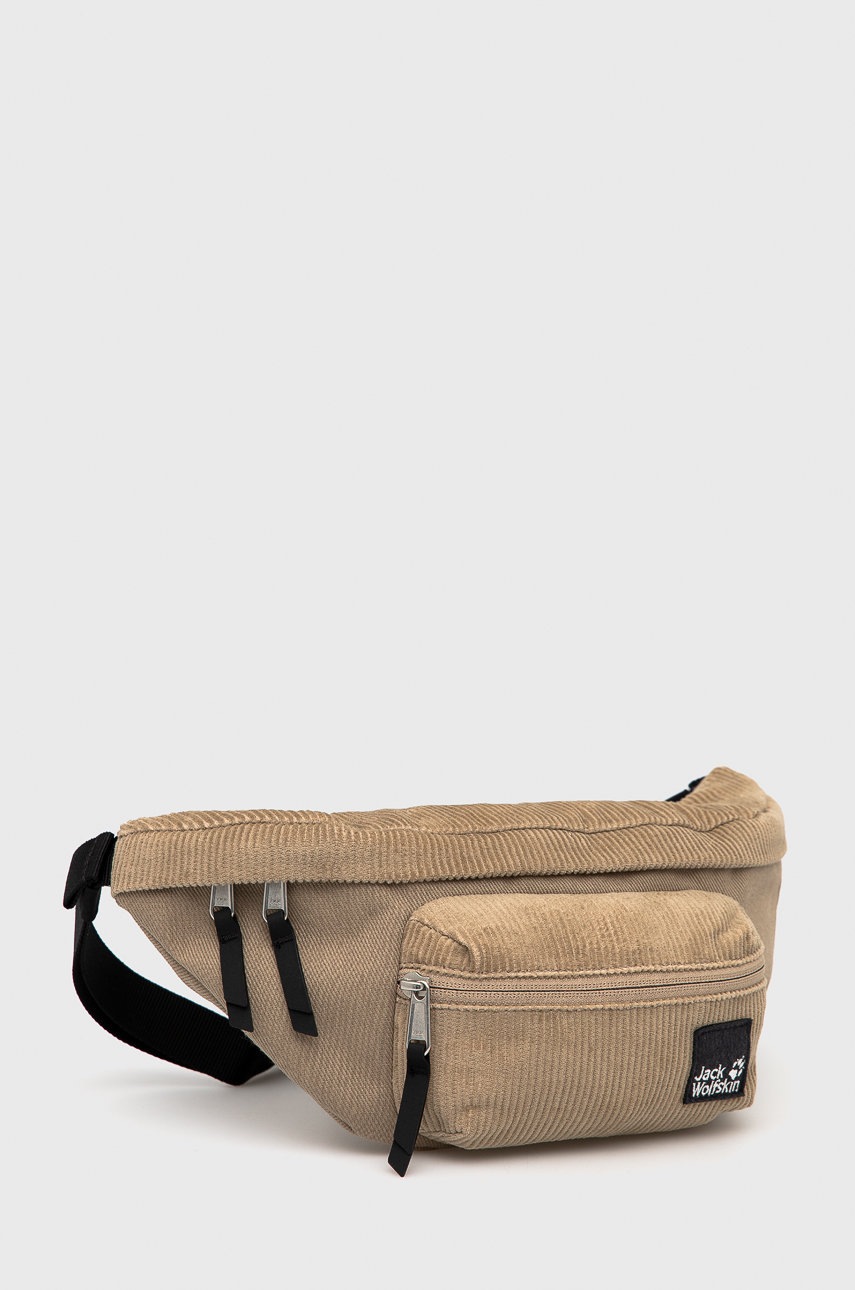 

Сумка на пояс Jack Wolfskin колір бежевий