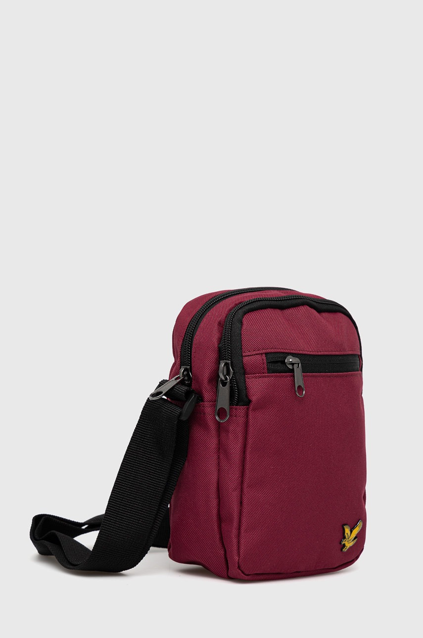 

Сумка Lyle & Scott колір бордовий