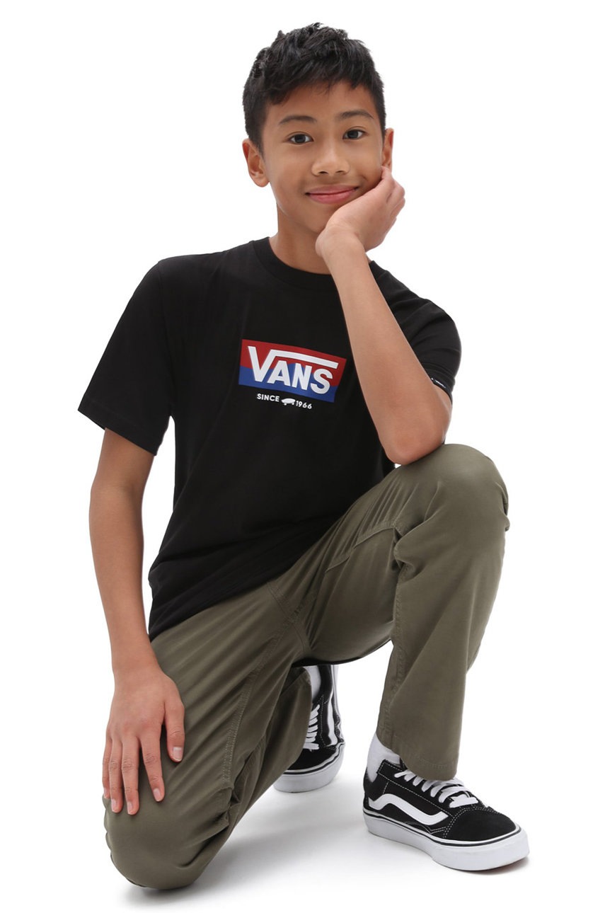 

Vans - Детска памучна тениска, Черен