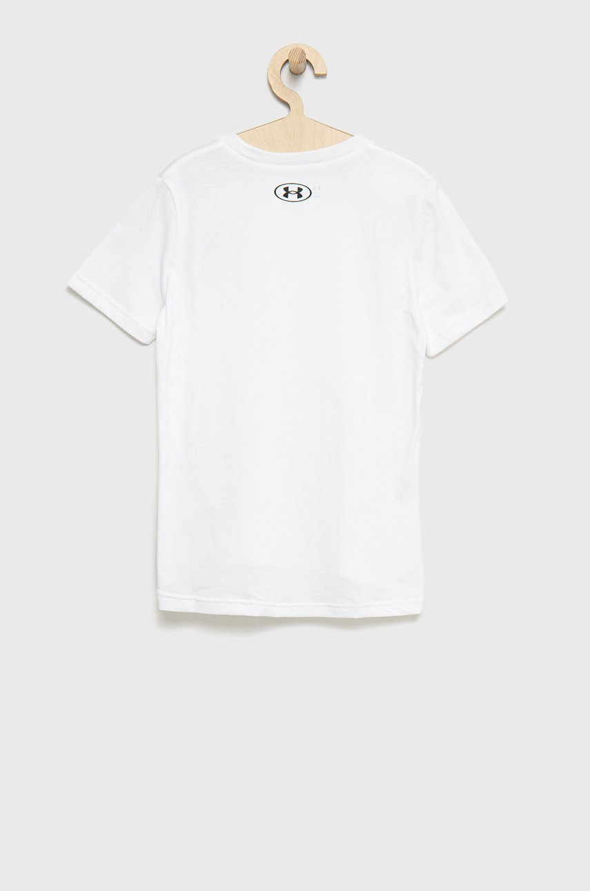 Детская футболка Under Armour цвет белый однотонный Детская футболка Under Armour цвет белый однотонный
