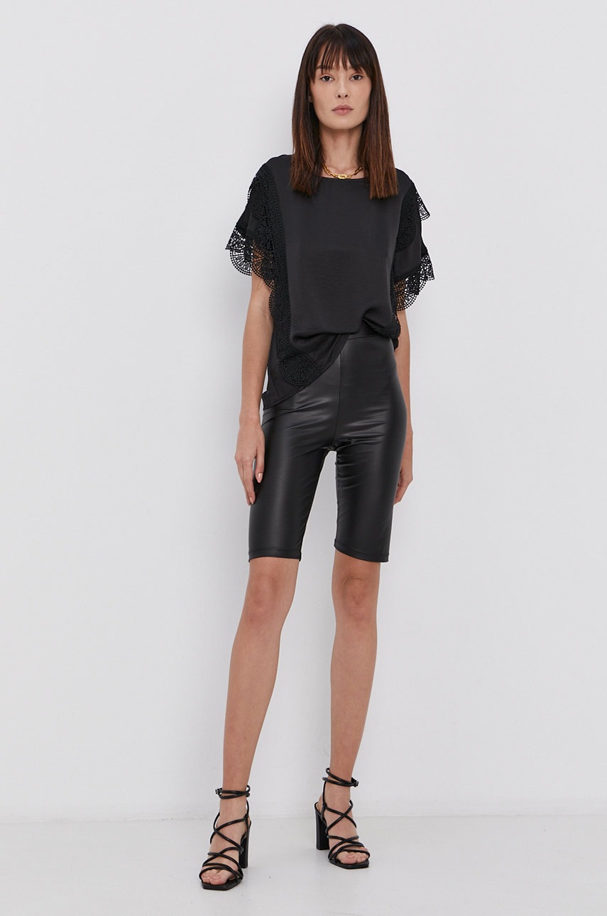 

Блузка Vero Moda женская цвет чёрный гладкая
