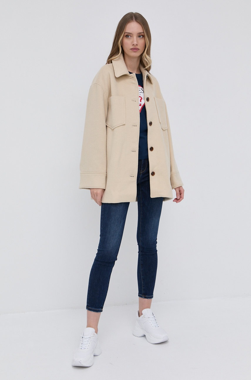 

Футболка Guess жіноча колір бірюзовий