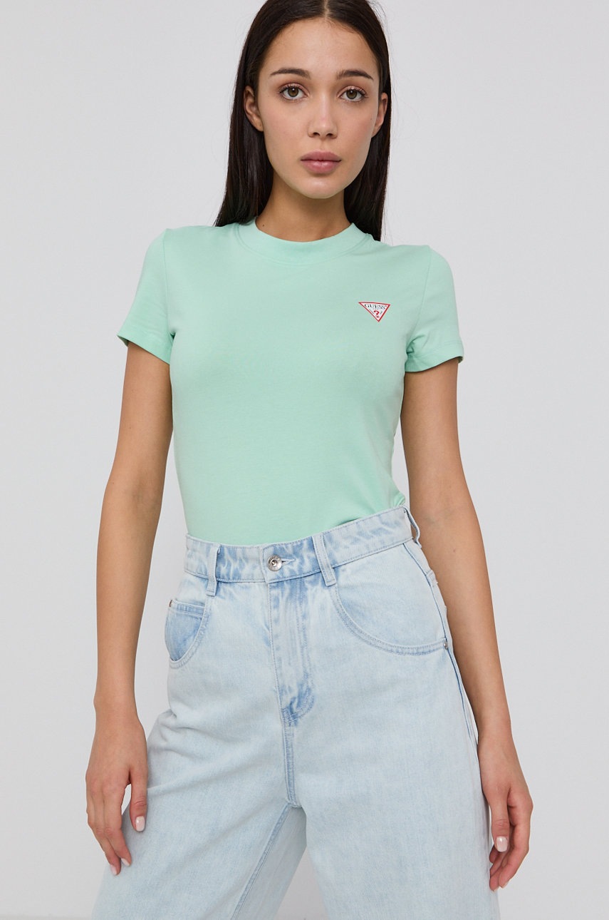 

Guess - Тениска, Тюркоазен
