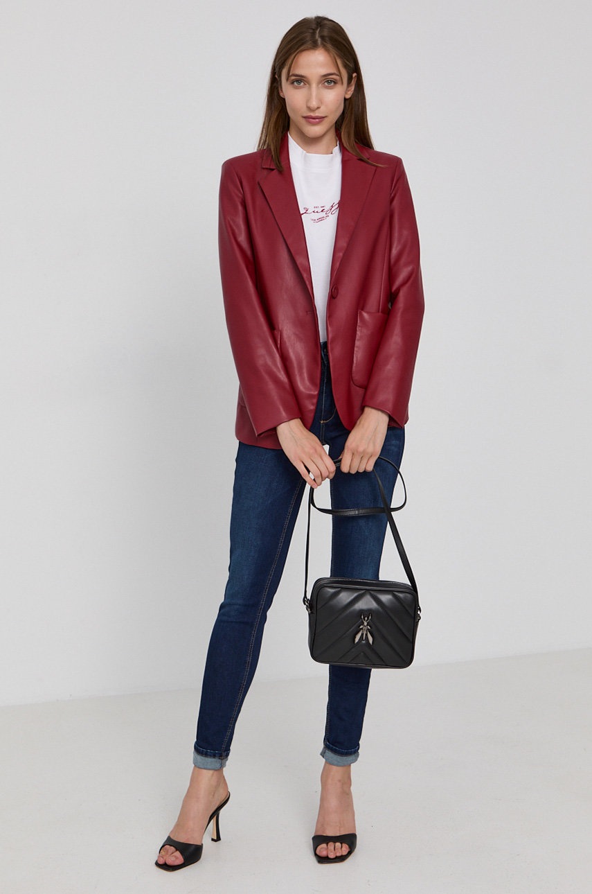 

Бавовняна футболка Guess колір білий