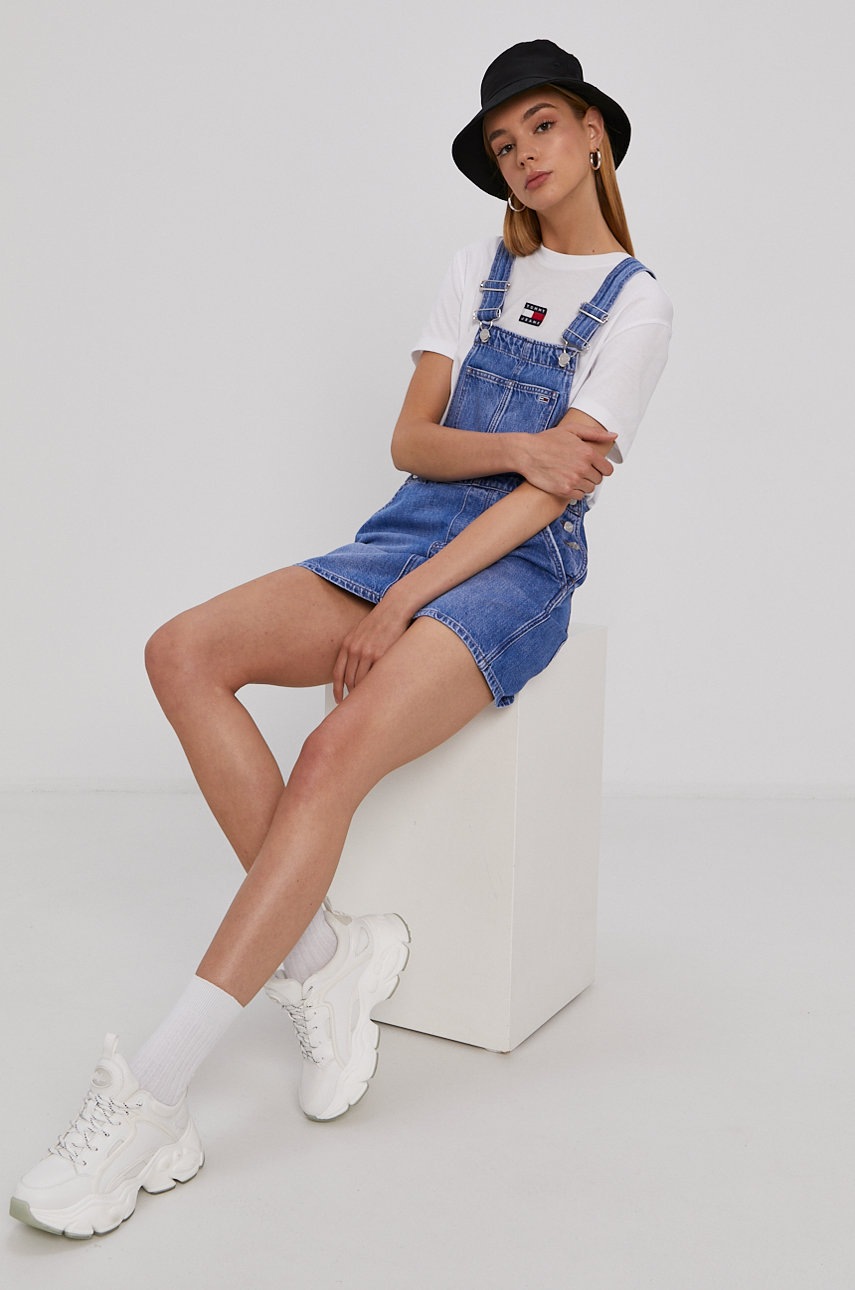 

Футболка Tommy Jeans жіноча колір білий