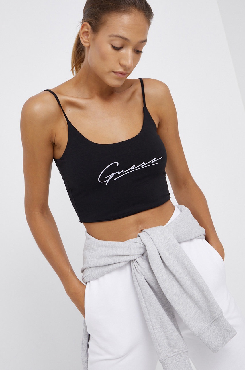 

Топ Guess дамски в черно, Черен