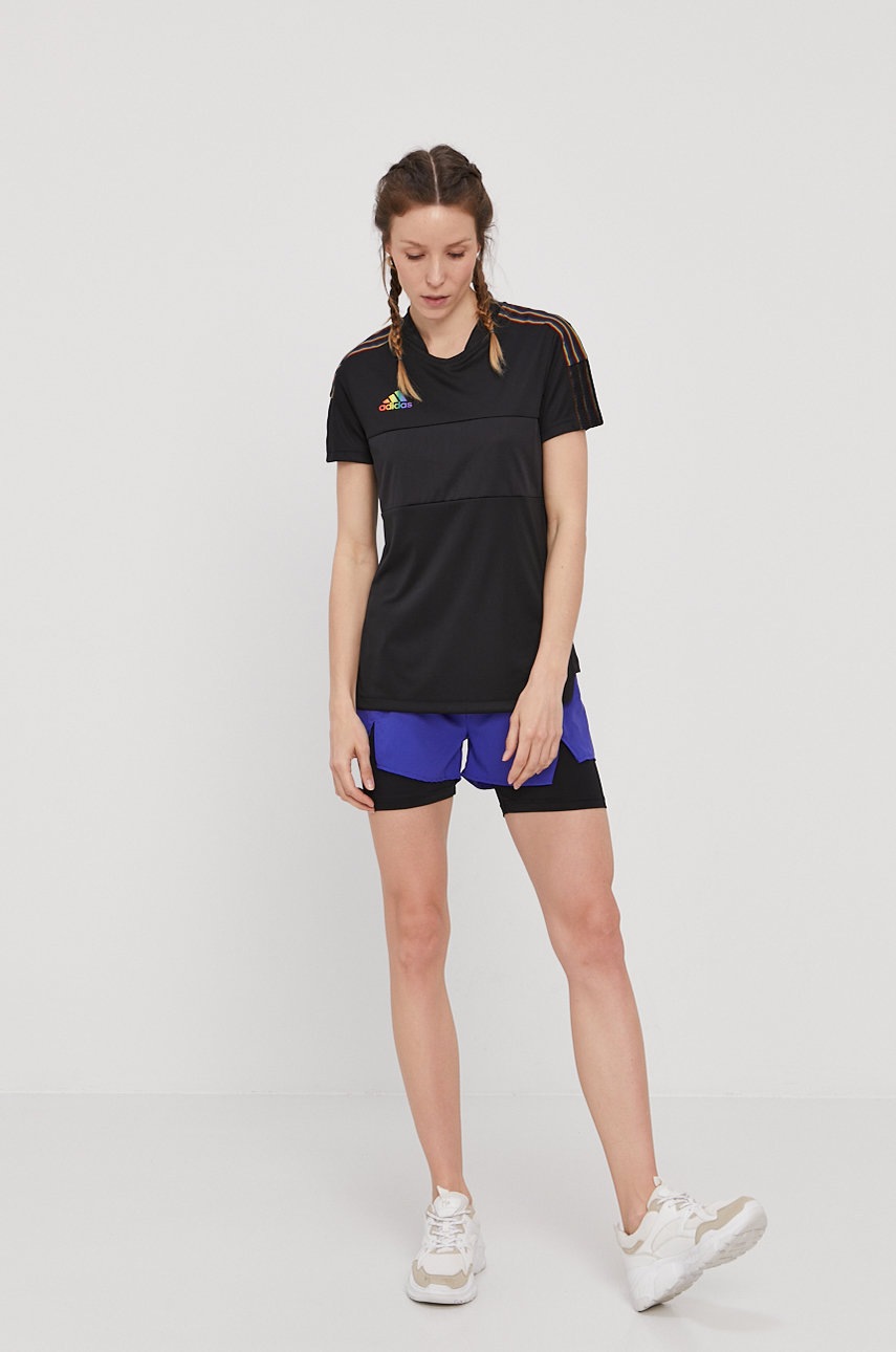 

Футболка adidas Performance GS4719 жіноча колір чорний