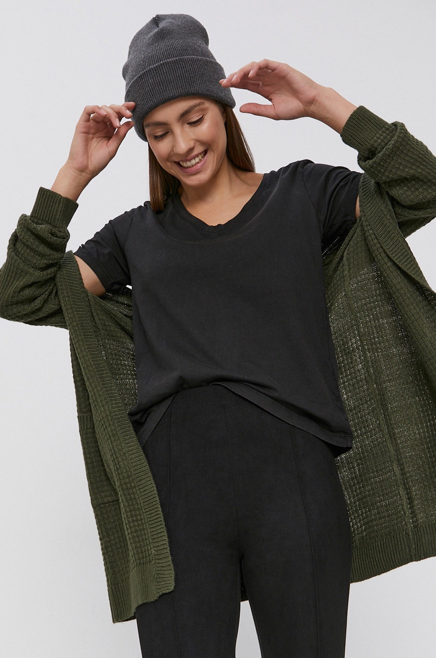 

Jacqueline de Yong - Памучна тениска, Черен