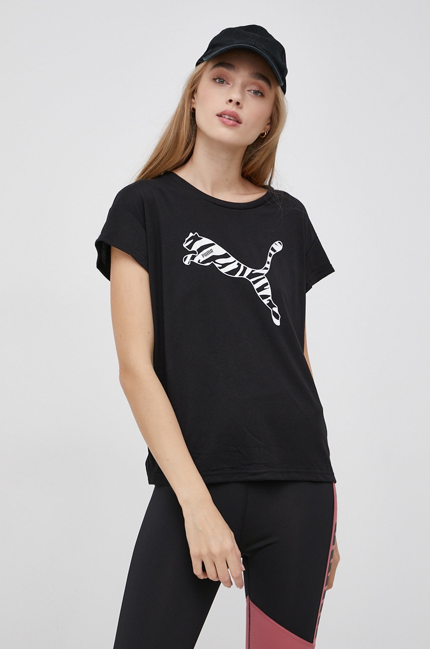 

Тениска Puma дамска в черно, Черен