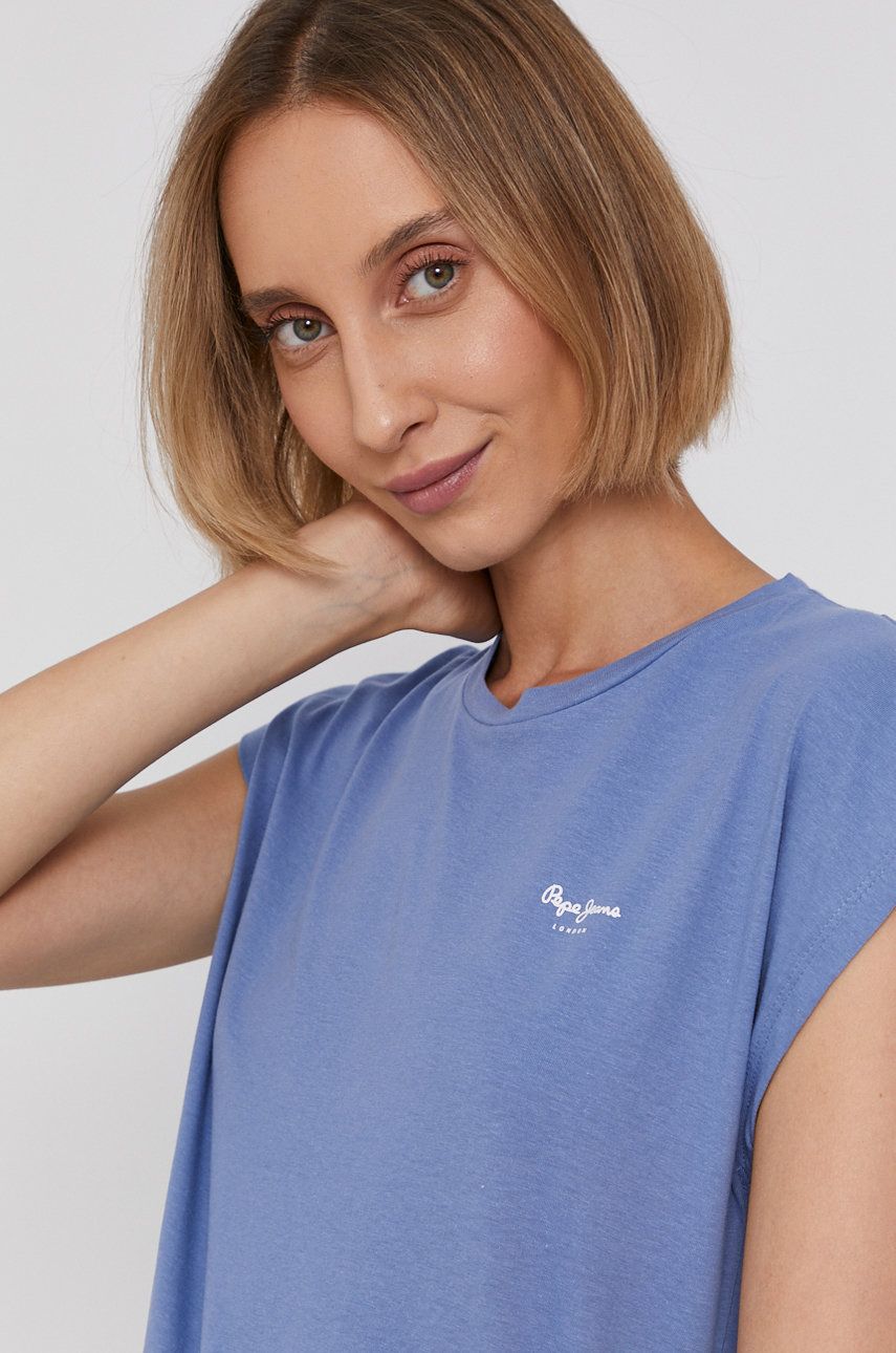 Pepe Jeans Tricou din bumbac Bloom