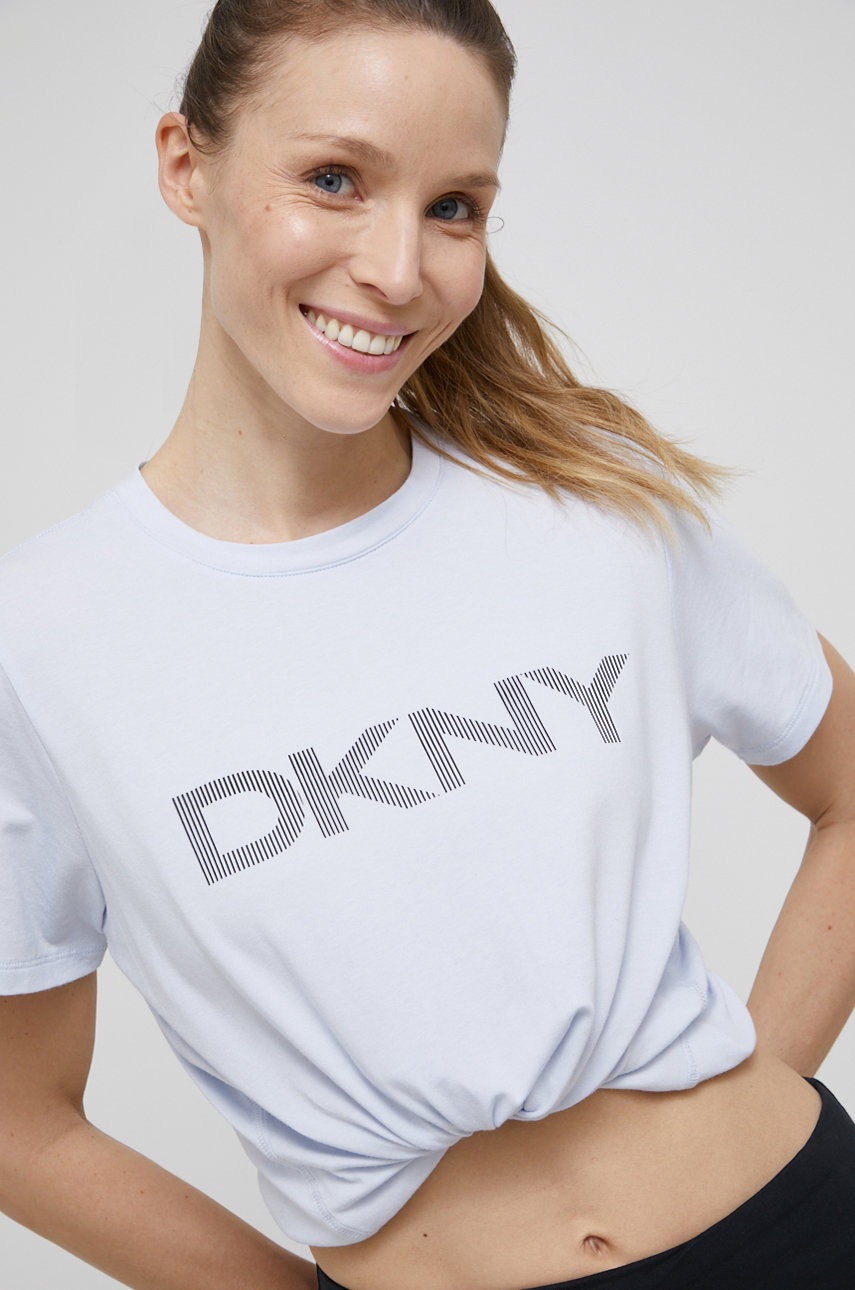 

Тениска Dkny дамска в сиво, Син