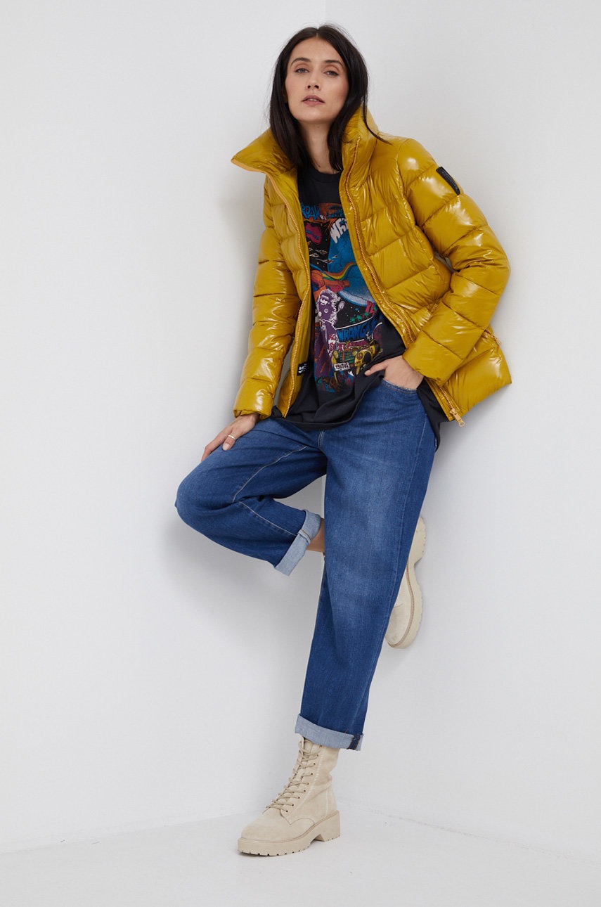 

Хлопковая футболка Wrangler цвет чёрный