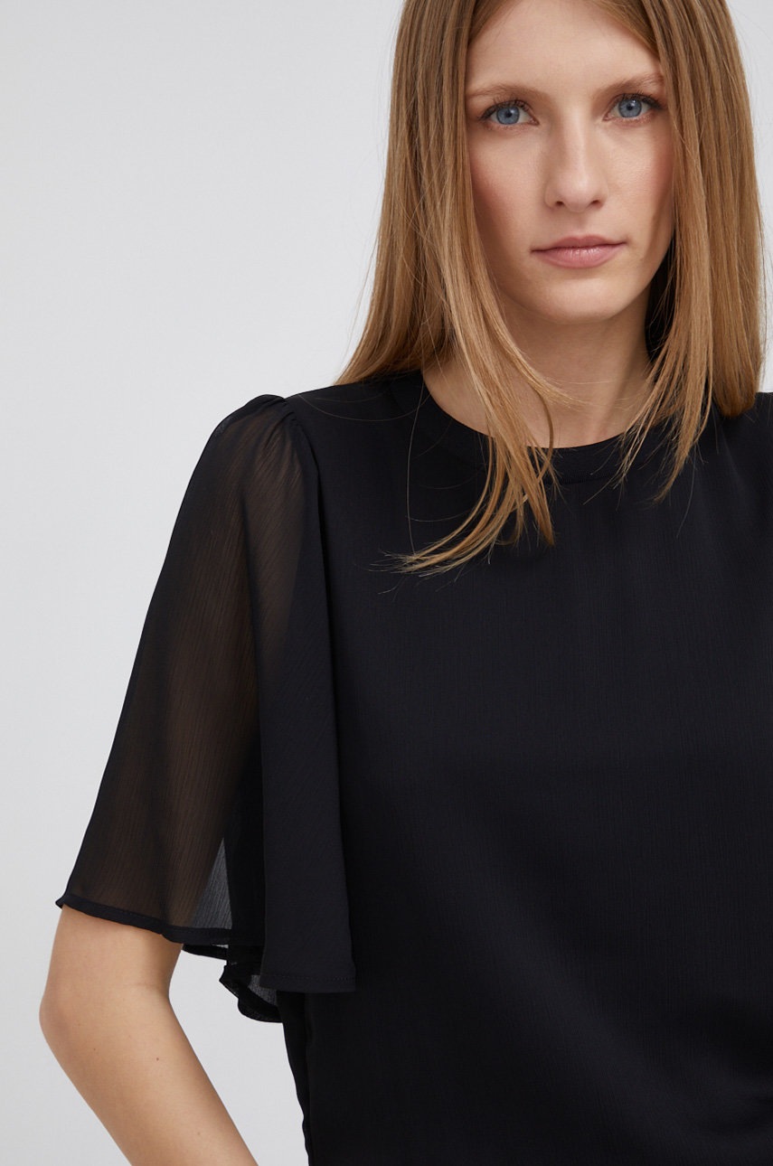 Dkny Bluzka kolor czarny