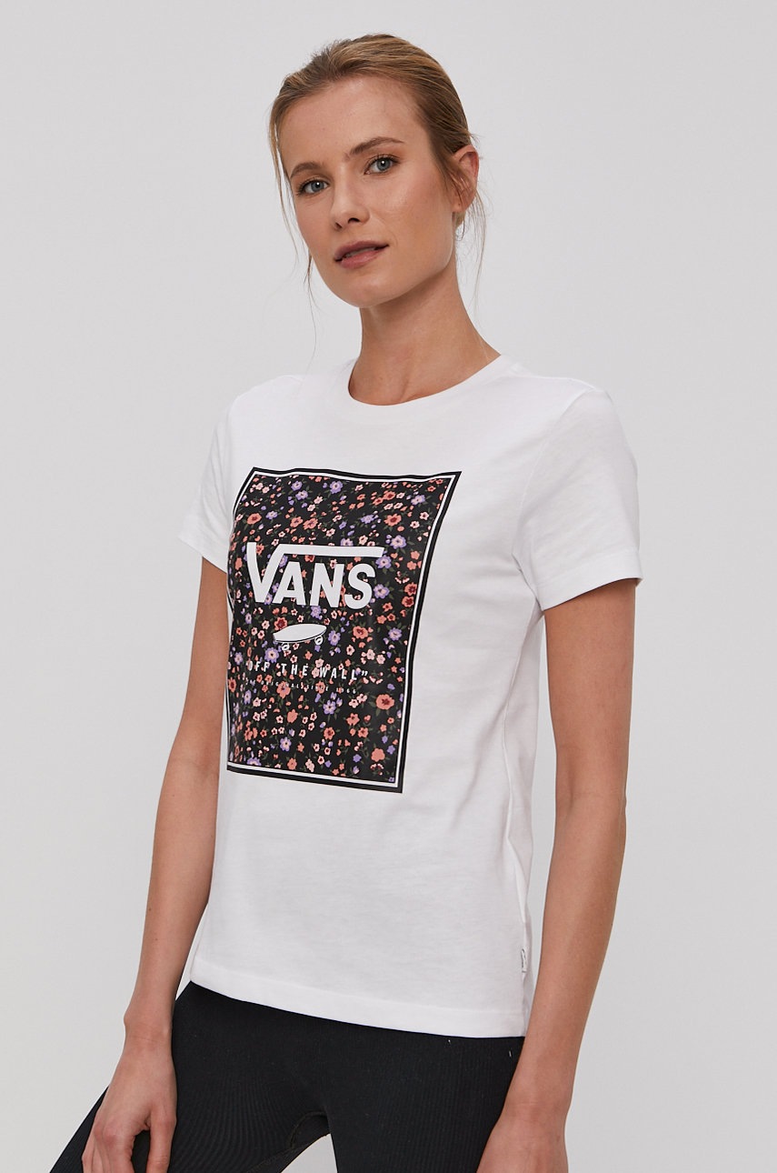 

Футболка Vans женская цвет белый