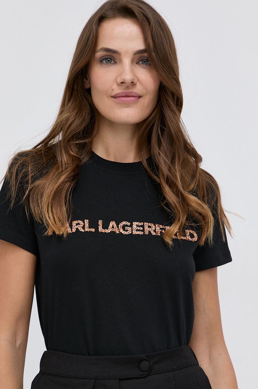 Karl Lagerfeld – Tricou din bumbac answear.ro imagine promotii 2022