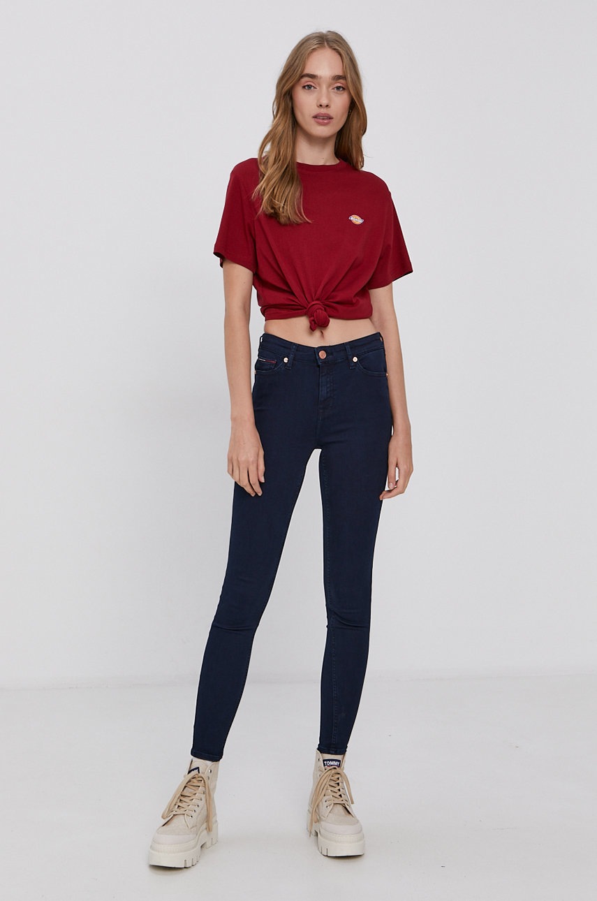 

Футболка Dickies женская цвет бордовый