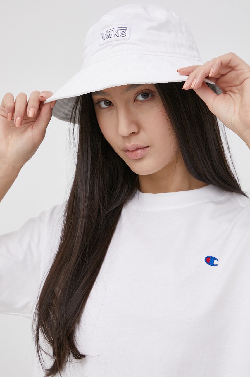 Champion tricou din bumbac 114129 culoarea alb