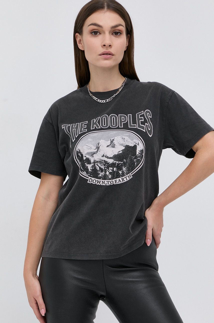 The Kooples - T-shirt bawełniany