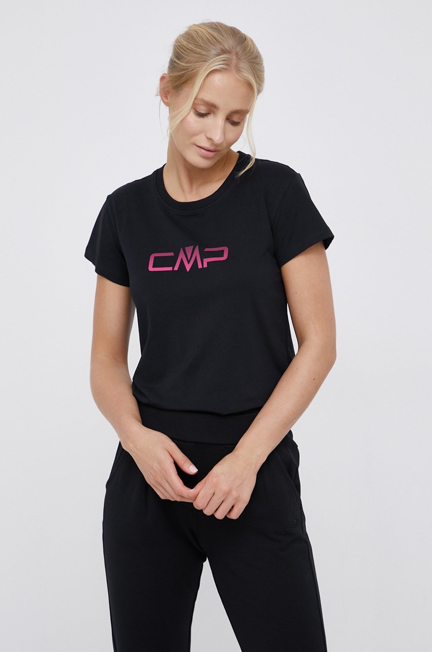 

Тениска CMP дамска в черно, Черен