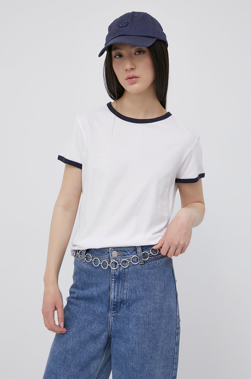 

Памучна тениска Brave Soul в бяло, Бял