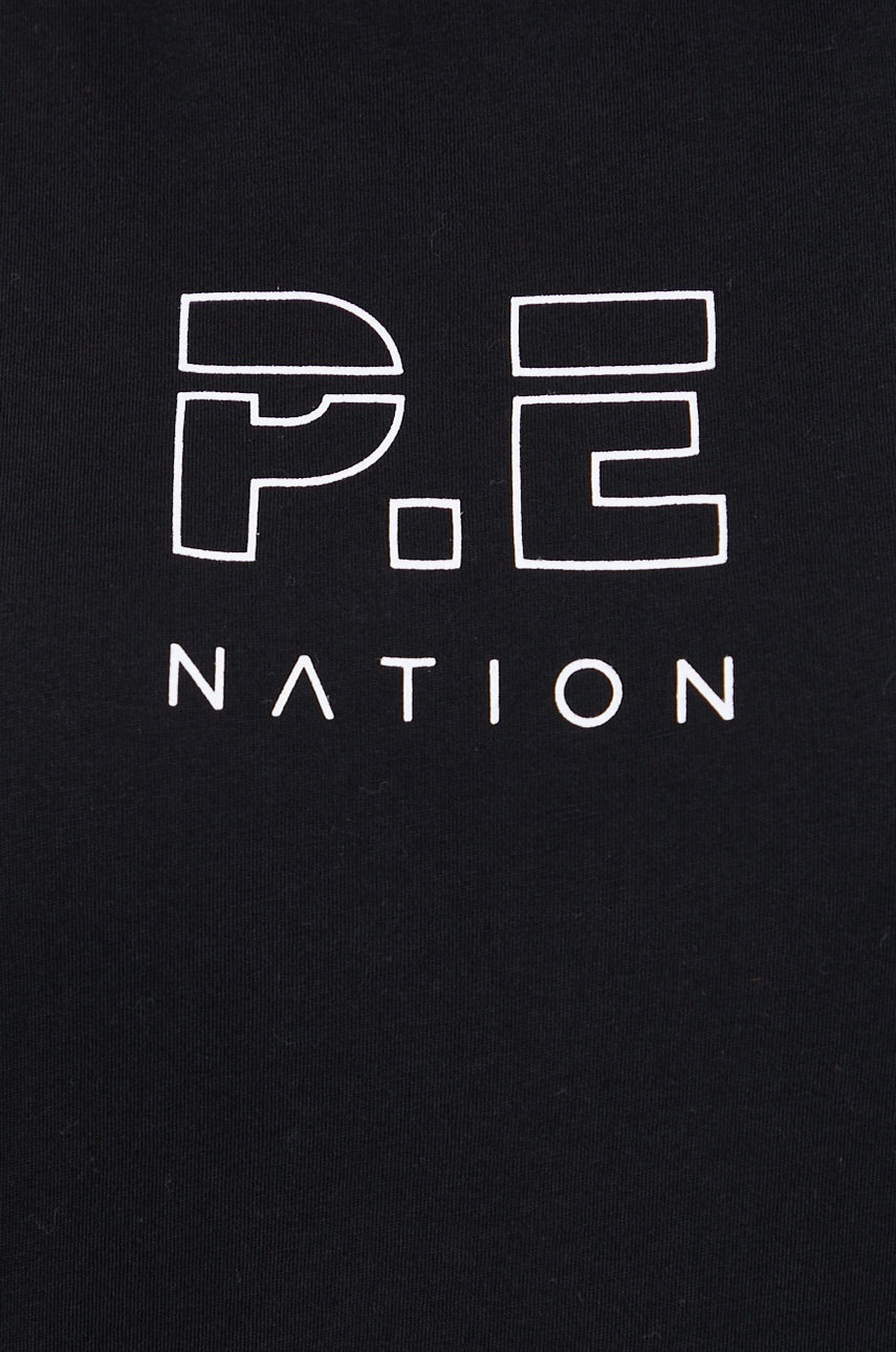 Бавовняна футболка P.E Nation колір чорний 