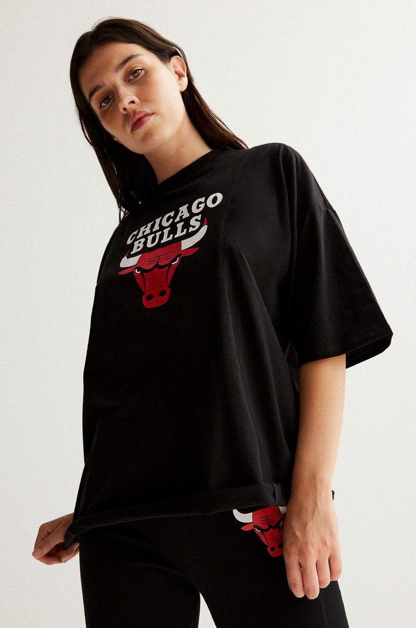 

Undiz - Памучна тениска Chicago Bulls, Черен