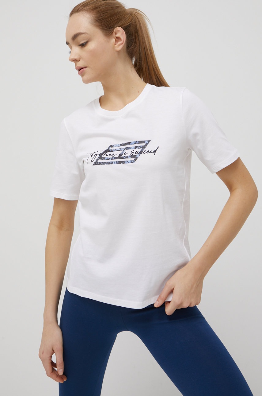 

Памучна тениска Tommy Hilfiger в бяло, Бял